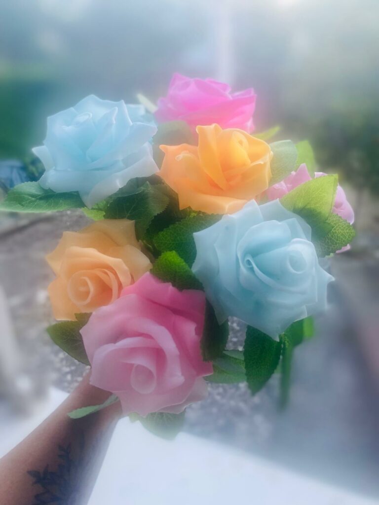 modelage fleurs en cire
